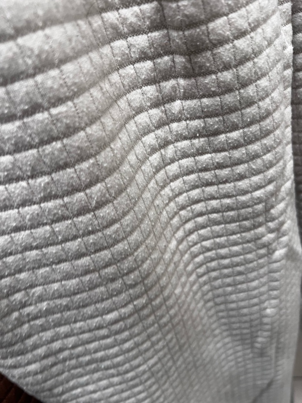Waffle Knit Drawstring Jogger Pants - Cream - Picture 3 of 3